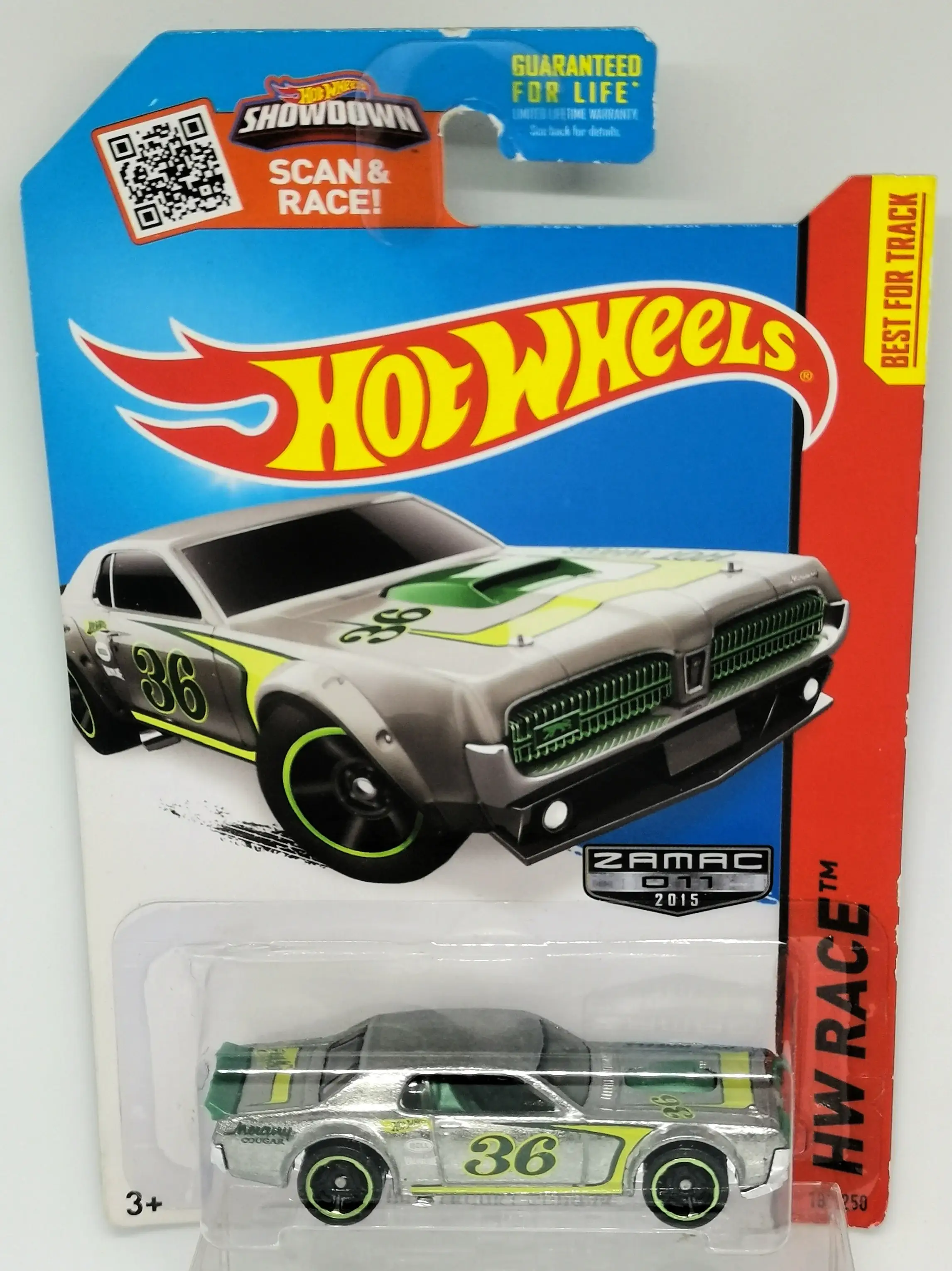 2015 Hot Wheels Zamac '68 Mercury Cougar