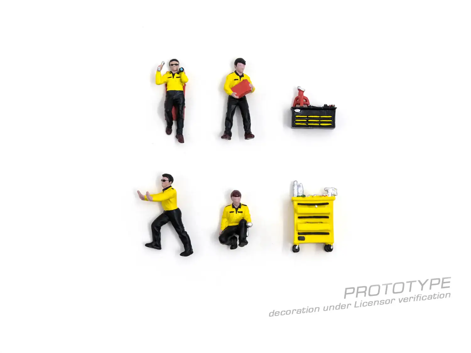American Diorama 1:64 Figure Set - Mechanic III Set Mooneyes - Image 2