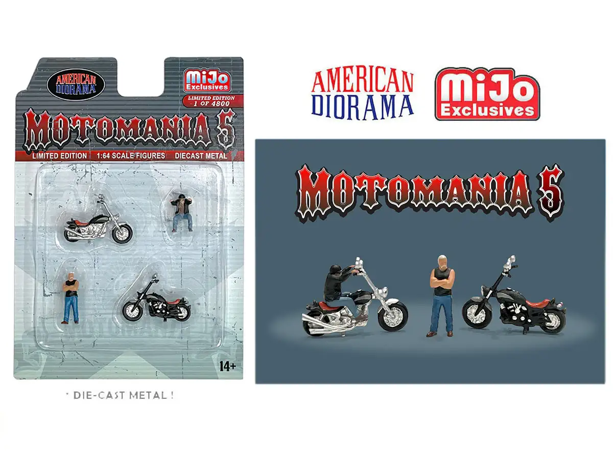 American Diorama 1:64 Figure Set - Motomania 5