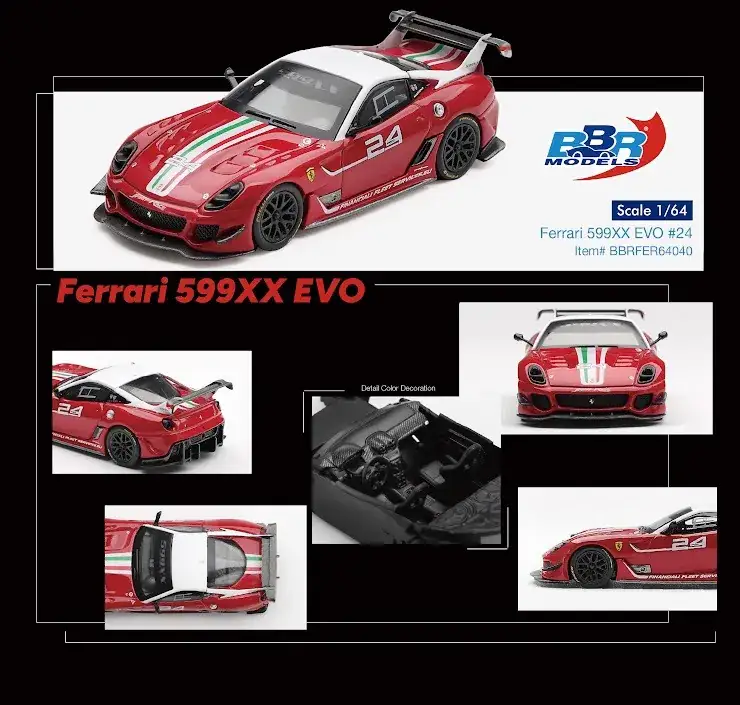 BBR Models 1:64 Scale Ferrari Testarossa Spider Pininfarina Gianni Agnelli