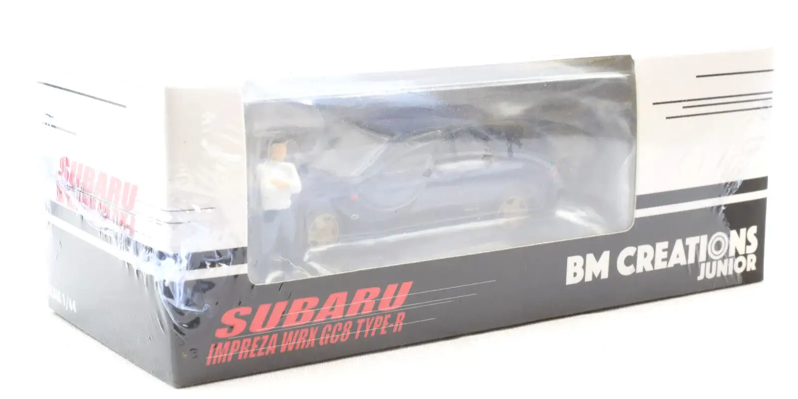 BM Creation 1:64 SCALE Subaru Impreza WRX GC8 Type-R Special Edition With Figure - Image 4