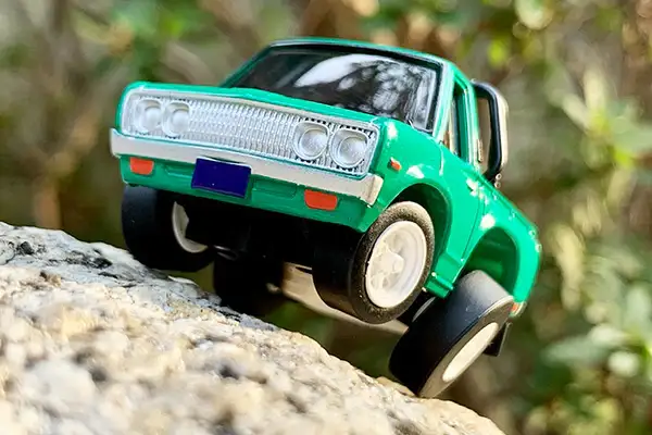 Choro Q Zero QS-03a Datsun Truck (green) - Image 4