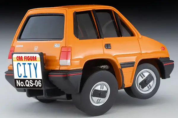 Choro Q Zero QS-06a Honda City R (Orange) - Image 2