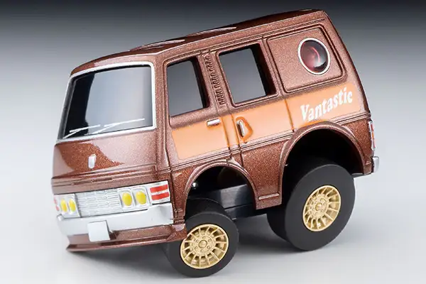 Choro Q Zero QS-12a Nissan Caravan (first generation) custom specification (brown) - Image 2