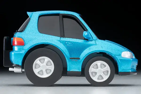 Choro Q zero Z-61c Honda Civic SiR-II (blue-green) - Image 4