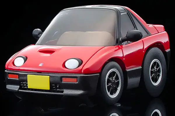 Choro Q Zero Z-80a Autozam AZ-1 (Red/Gray)