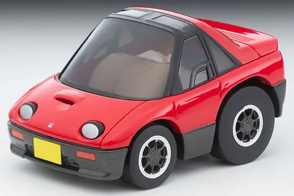 Choro Q Zero Z-80a Autozam AZ-1 (Red/Gray) - Image 3