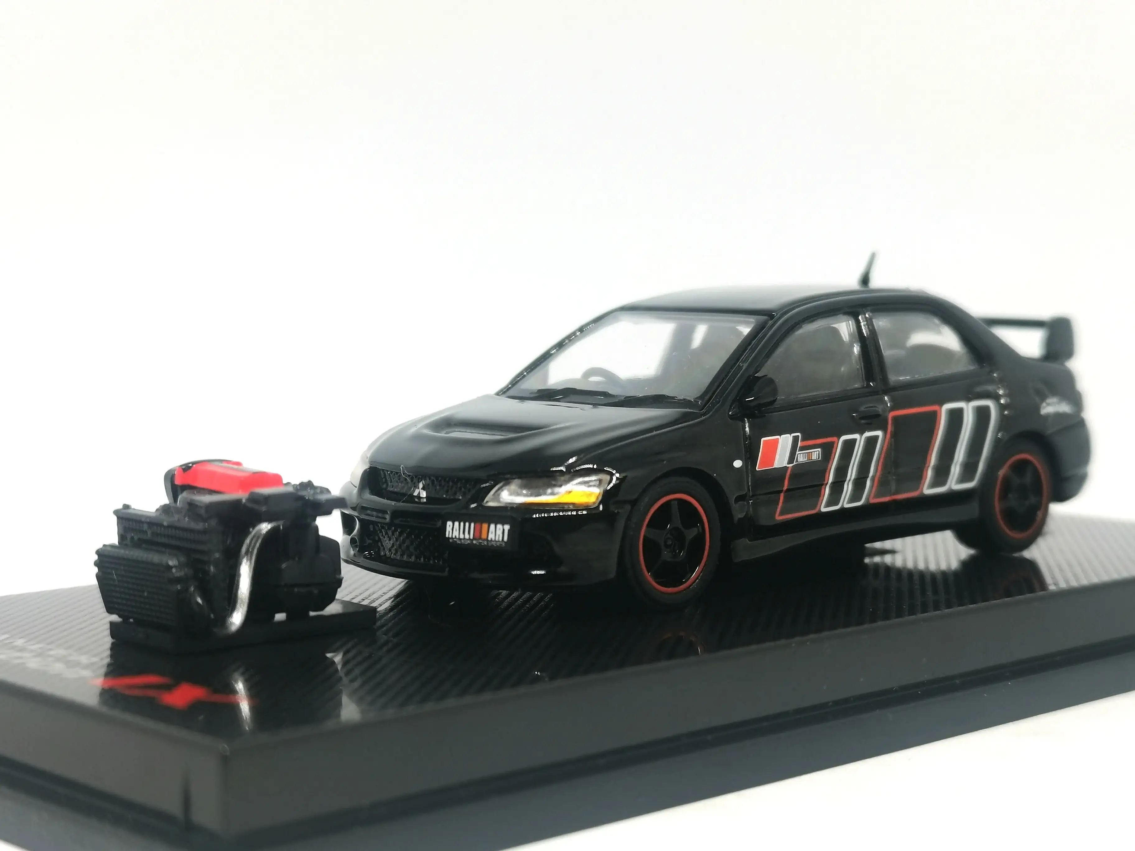 CM Model Mitsubishi Lancer Evolution IX EVO9 Rally Art Black - Image 2