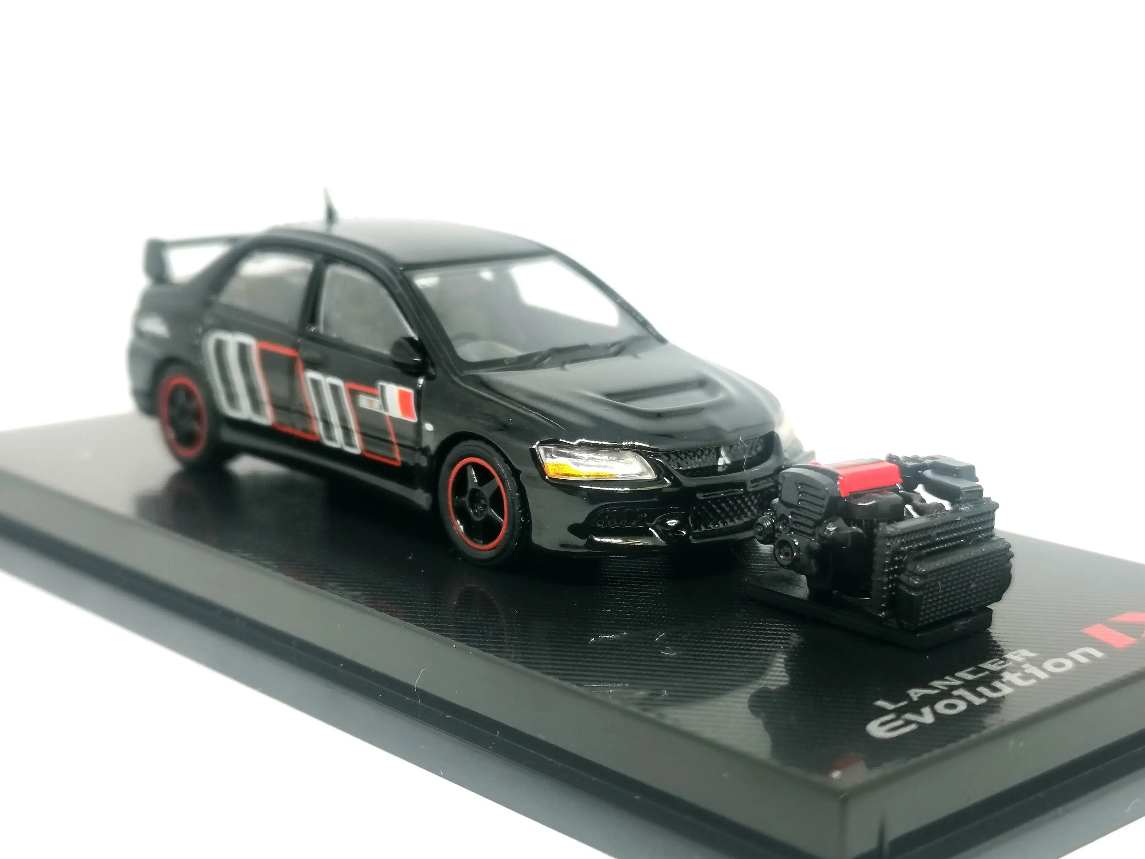 CM Model Mitsubishi Lancer Evolution IX EVO9 Rally Art Black - Image 4