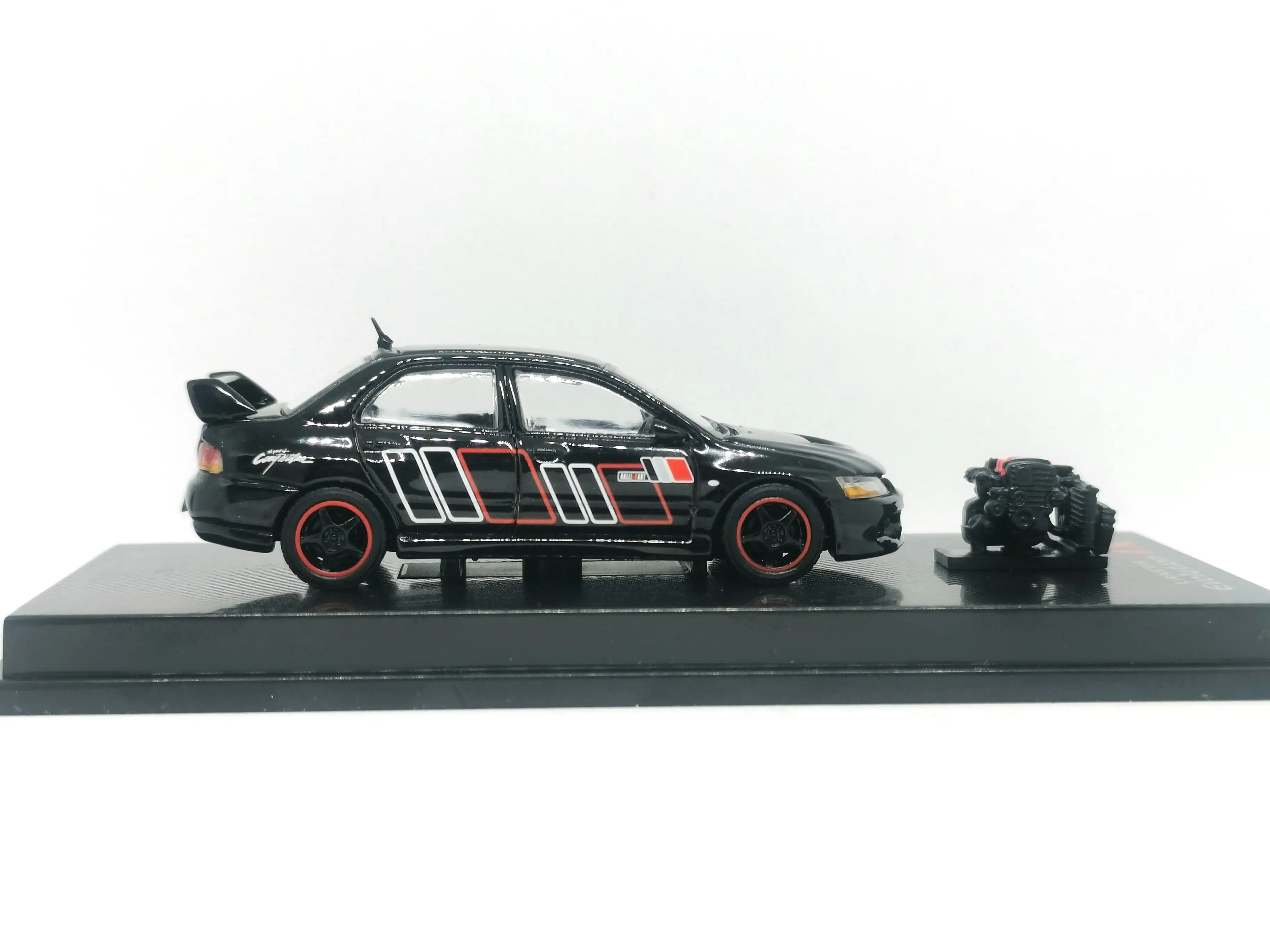 CM Model Mitsubishi Lancer Evolution IX EVO9 Rally Art Black - Image 6