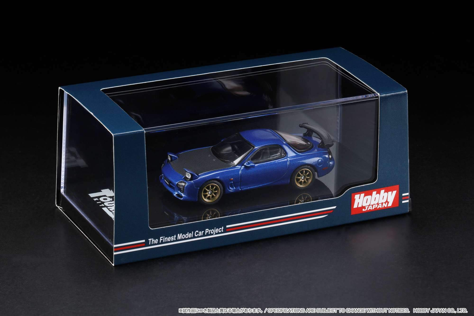 Hobby Japan
1/64 1/64 ɛ̃fini RX-7 FD3S (A Spec.) GT WING Blue