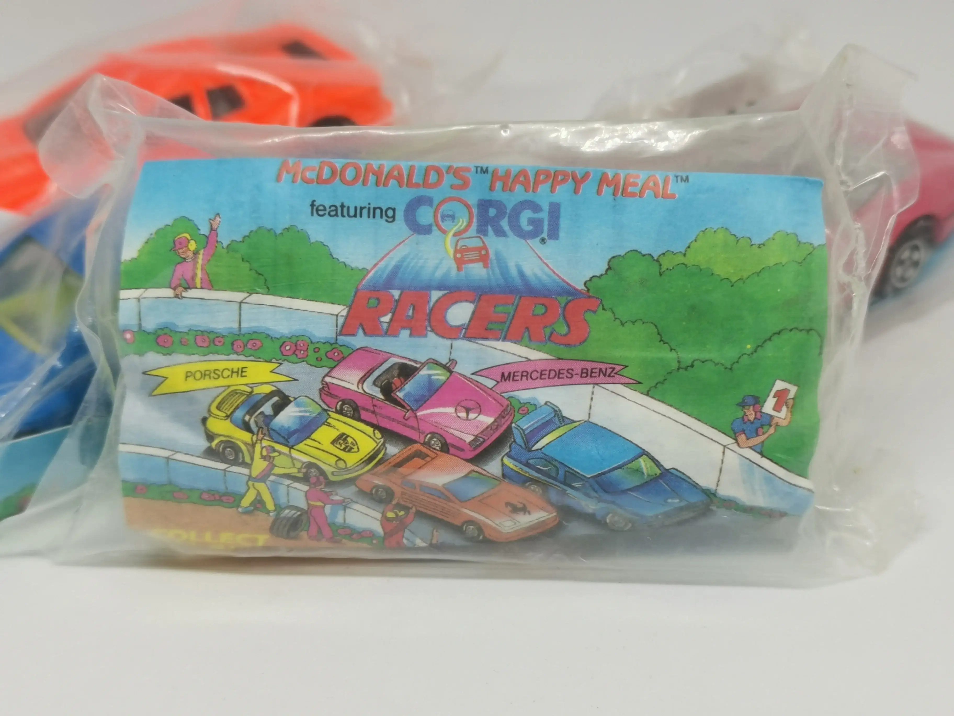 Corgi x Mc Donald's Happy Meal Set Porsche BMW Ferrari Benz - Image 2