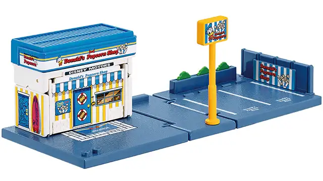 Dream Tomica SP Disney Motors Donald's Popcorn Shop (with Tomica) - Image 3