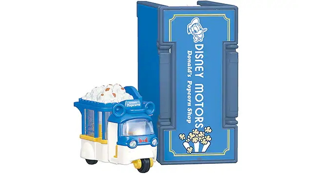 Dream Tomica SP Disney Motors Donald's Popcorn Shop (with Tomica) - Image 4