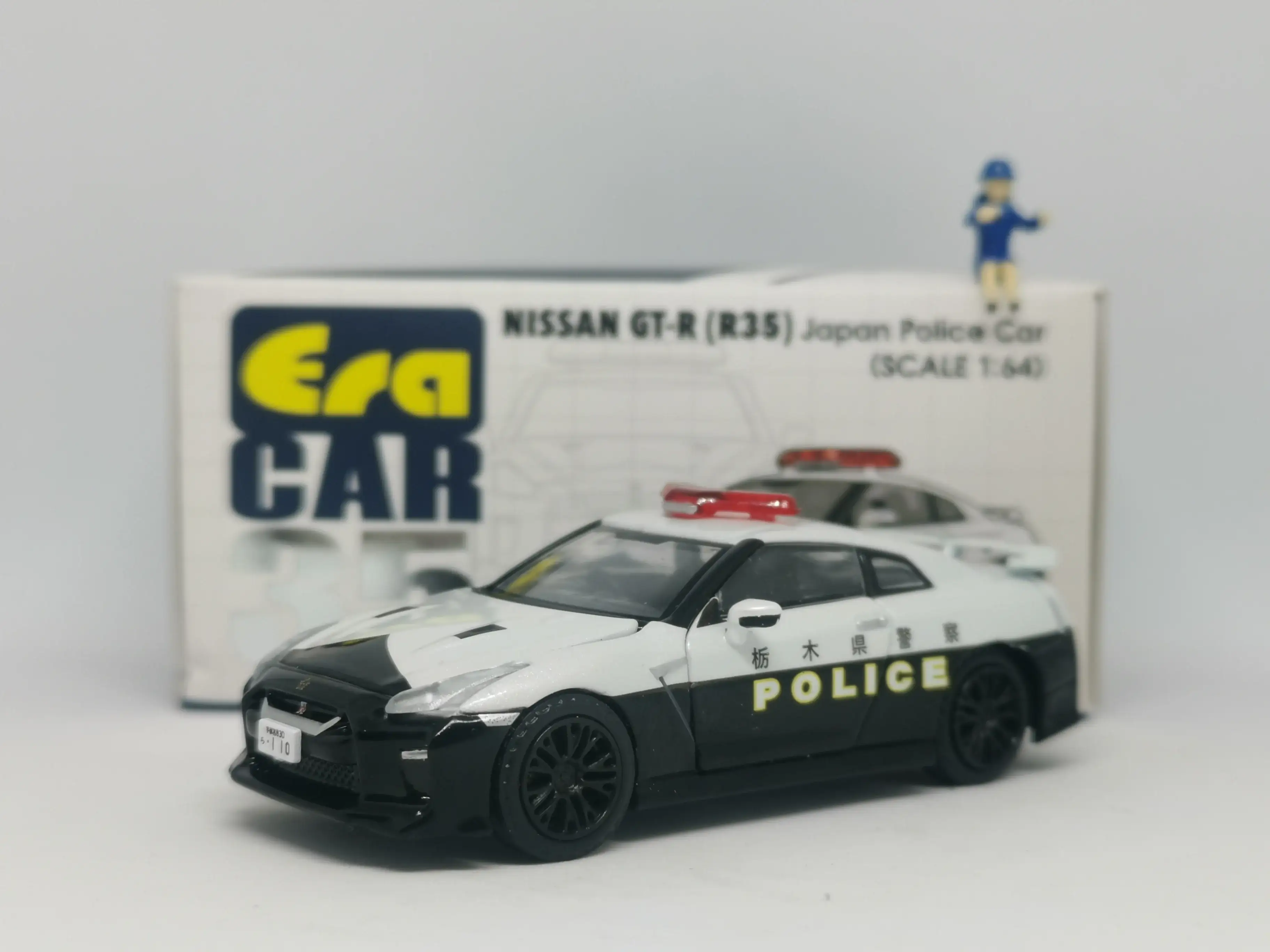 ERA Car #35 Nissan GT-R(R35) Japan Police Car Scale 1:64