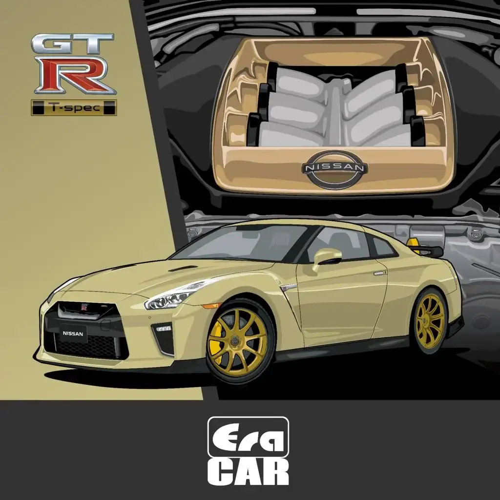 ERA Car #SP Nissan GT-R R35 T-Spec 2022 Millennium Jade Scale 1:64 - Image 2