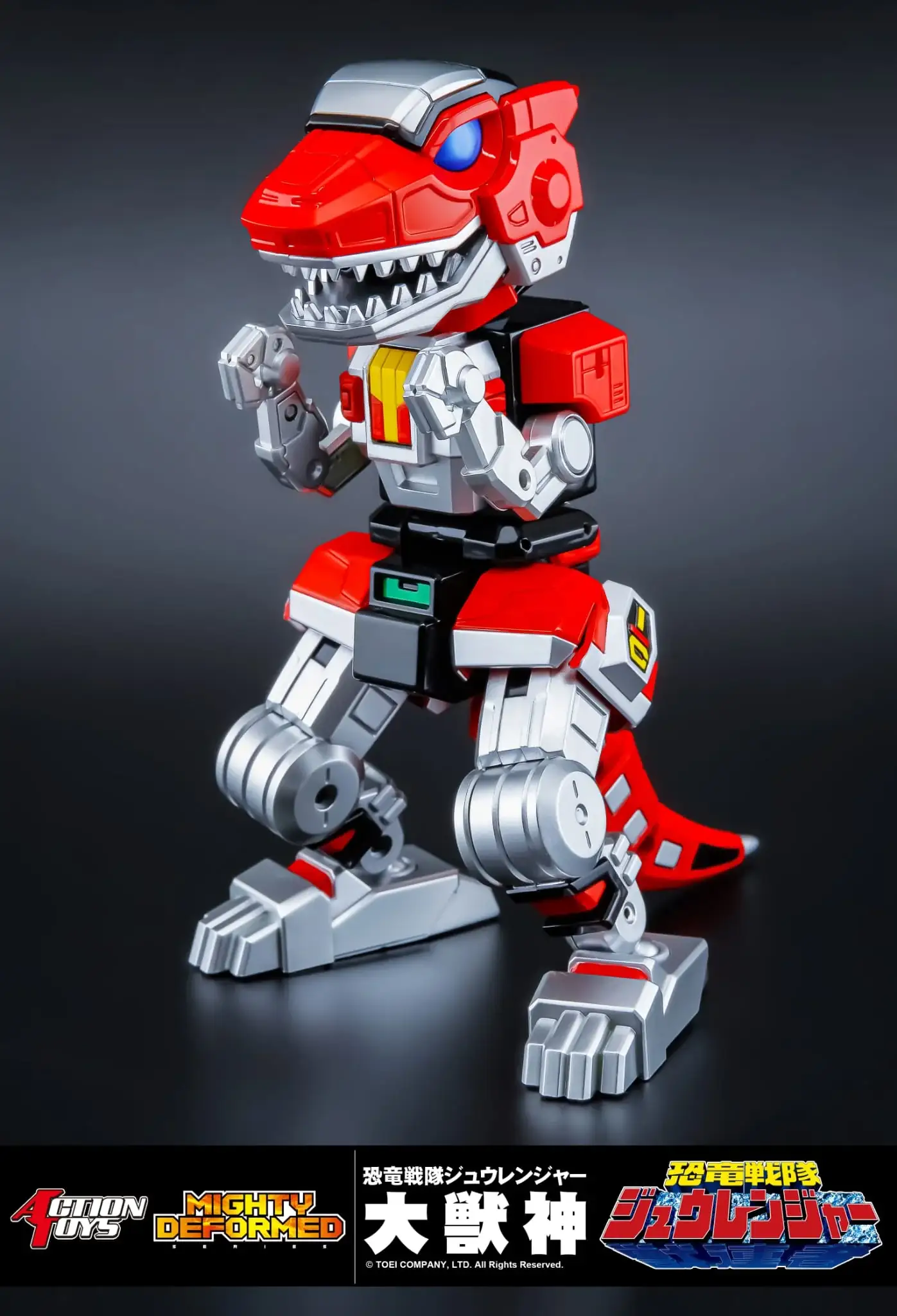 ES Gokin ES合金 Action Toys Mighty Deformed Mighty Morphin Power Rangers Megazord - Image 21