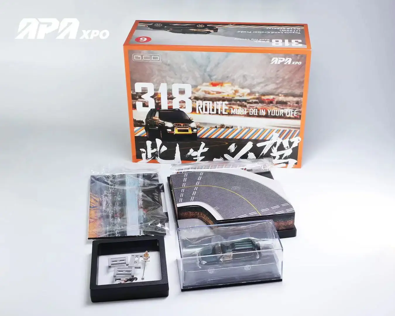 GCD 1:64 Scale x APA XPO Special Limited Toyota Land Cruiser Prado (J120W)