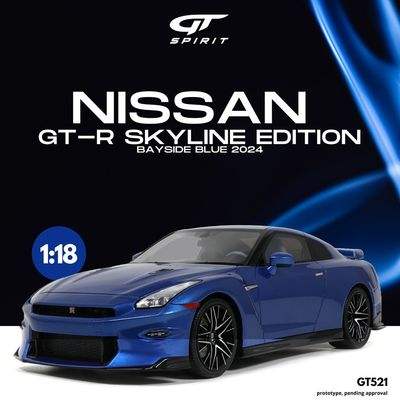 [shipping include] GT Spirit 1/18  GT521 NISSAN GT-R SKYLINE EDITION BAYSIDE BLUE 2024 - Image 2