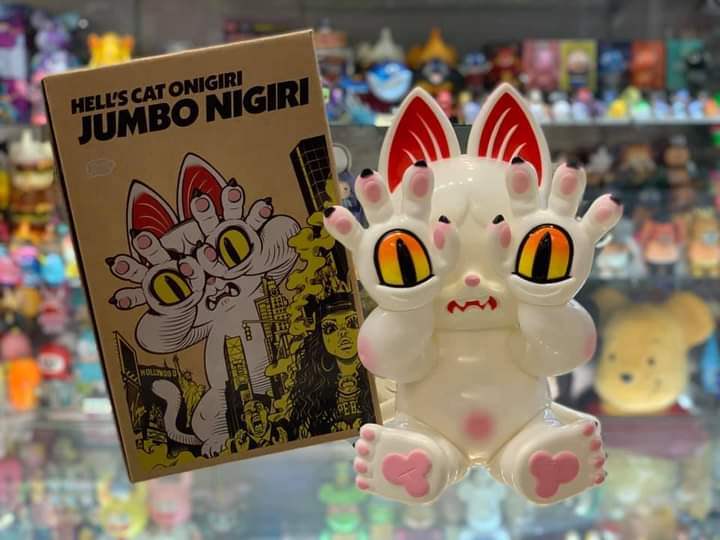 Hell's Cat Onigiri Jumbo Nigiri 30cm Vinyl Figure - Image 5