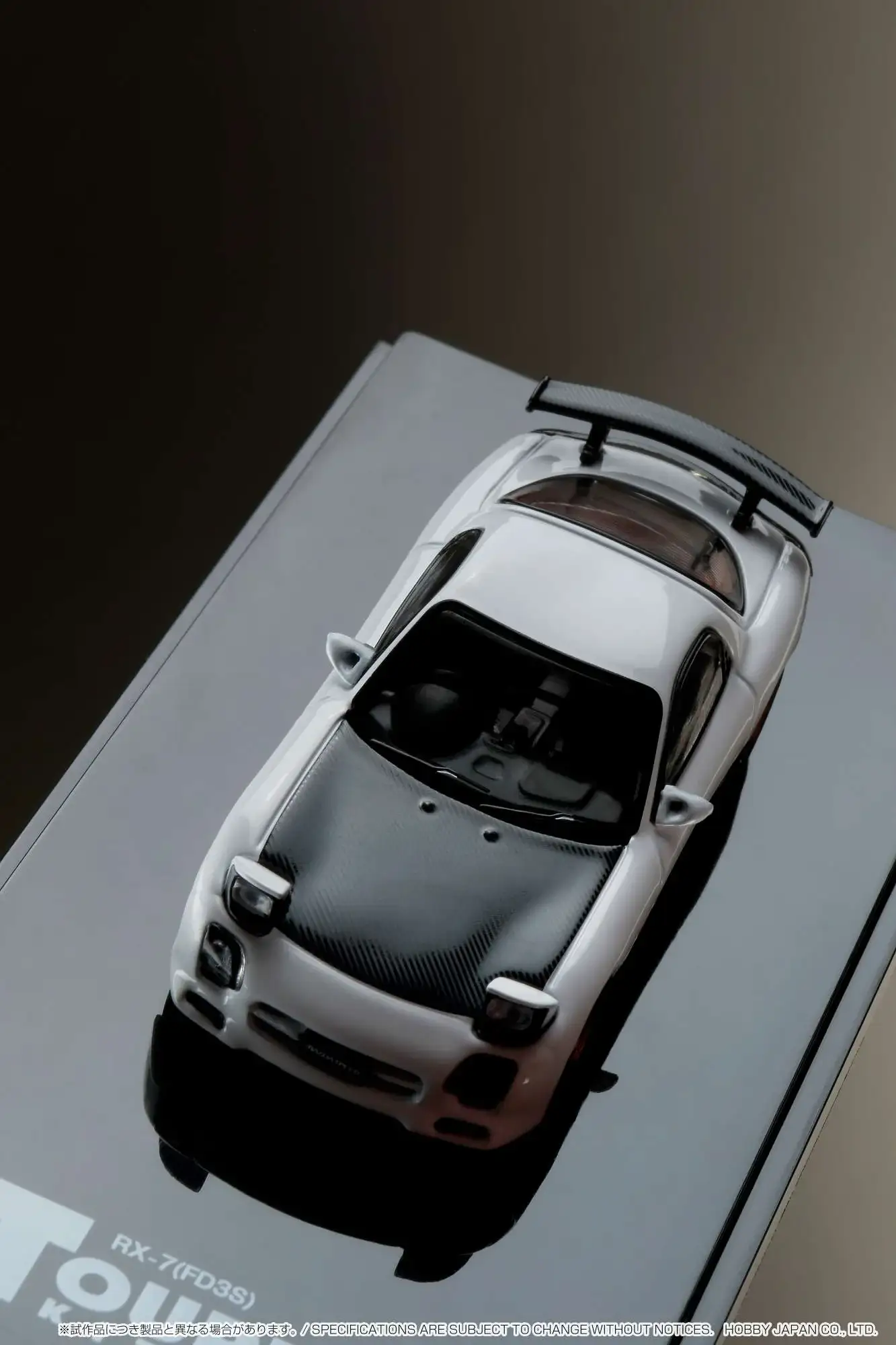 Hobby Japan
1/64 1/64 ɛ̃fini RX-7 FD3S (A Spec.) GT WING White - Image 5