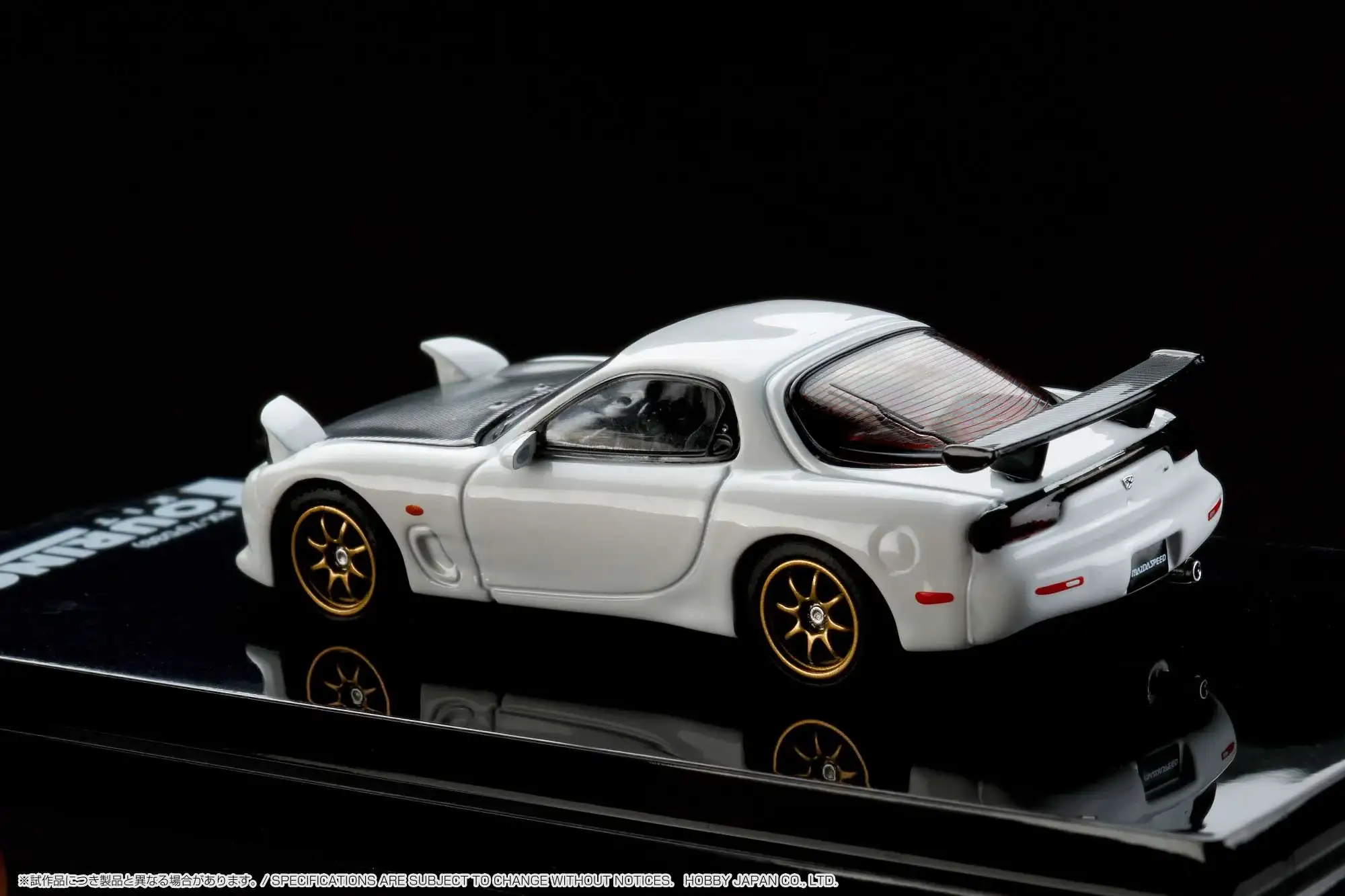 Hobby Japan
1/64 1/64 ɛ̃fini RX-7 FD3S (A Spec.) GT WING White - Image 7
