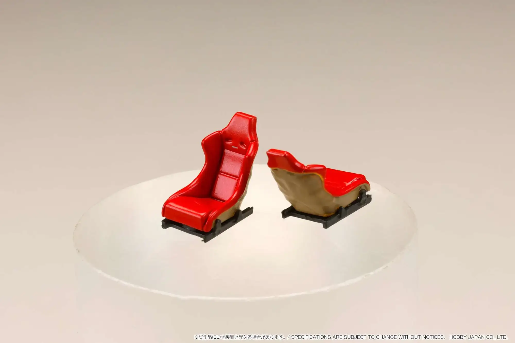 Hobby Japan 1/64 Honda NSX-R (NA2) with Genuine Seats Display Model Championship White - Image 4