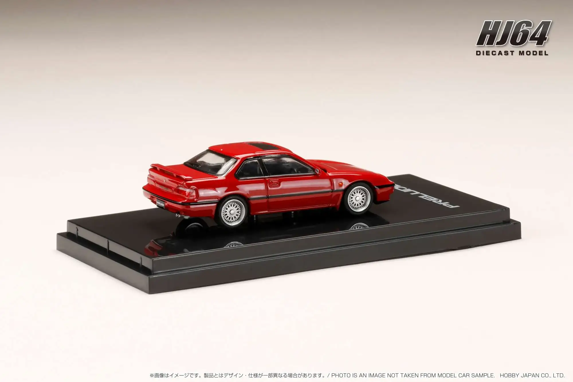 Hobby Japan 1/64 Honda Prelude Si (BA5) 1989 Customized Version (Red) - Image 2
