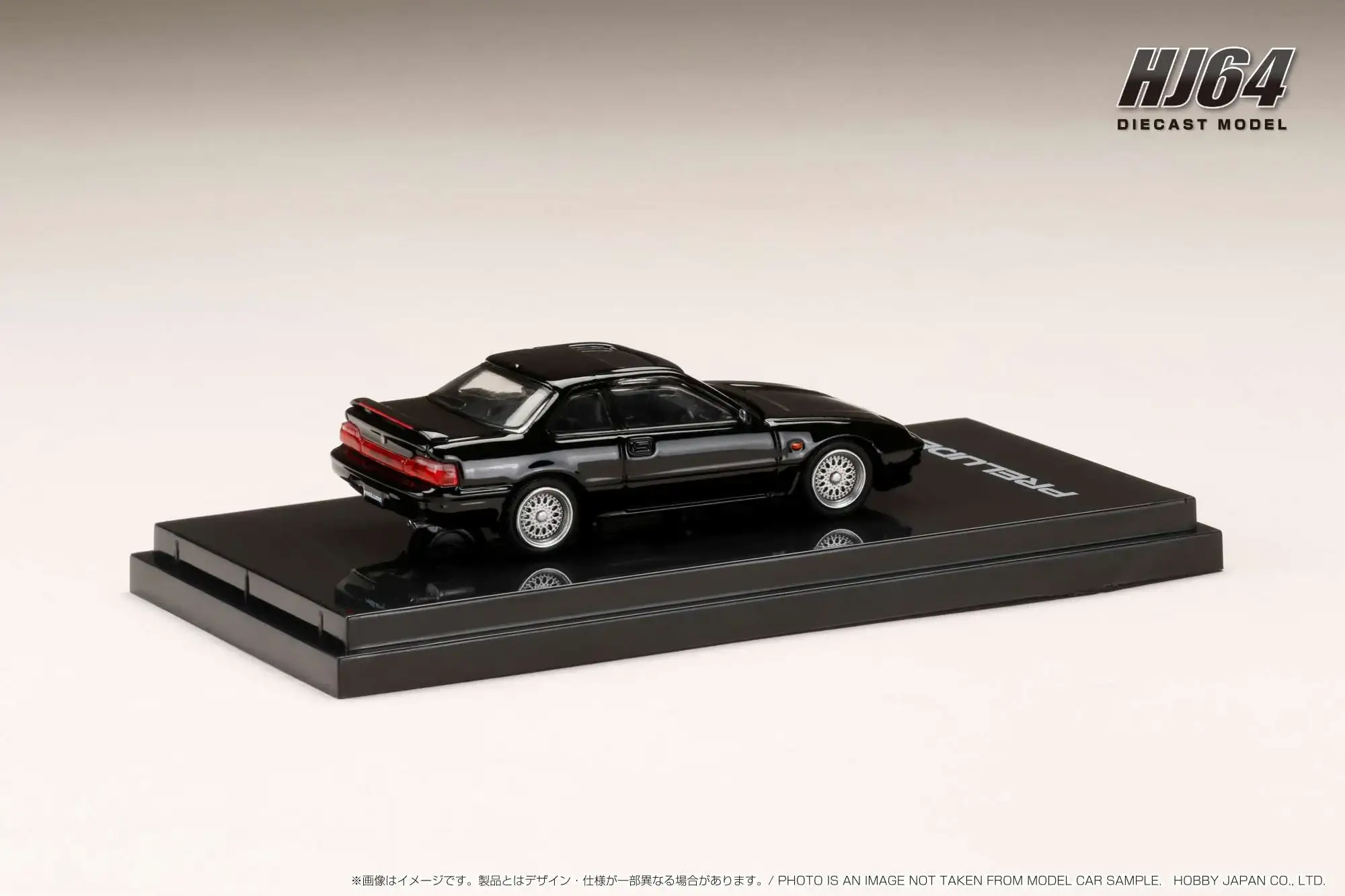 Hobby Japan 1/64 Honda Prelude Si (BA5) 1989 Customized Version (Black) - Image 2