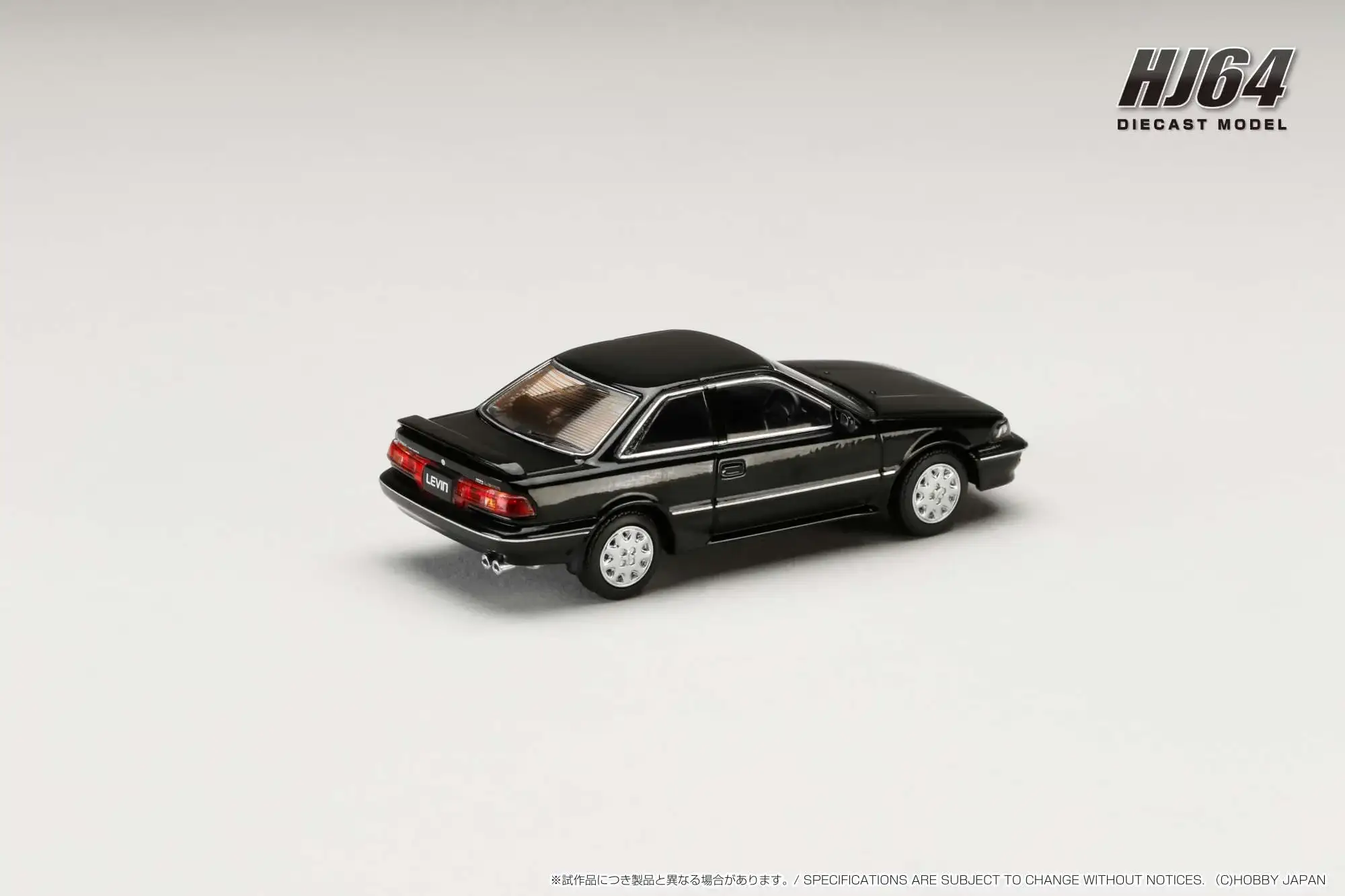 Hobby Japan 1:64 scale Toyota COROLLA LEVIN GT APEX AE92 Black - Image 2