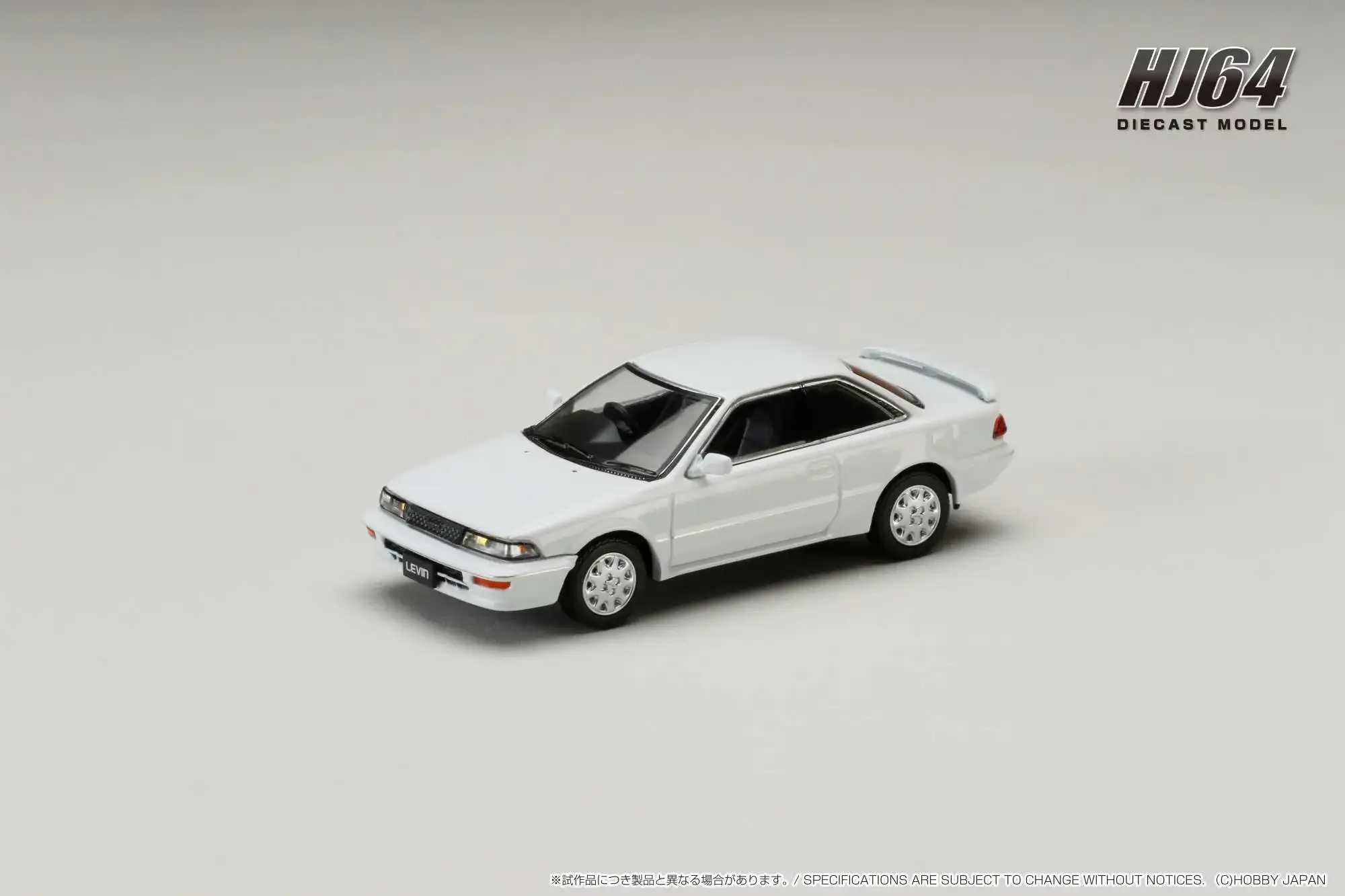 Hobby Japan 1:64 scale Toyota COROLLA LEVIN GT APEX AE92 White