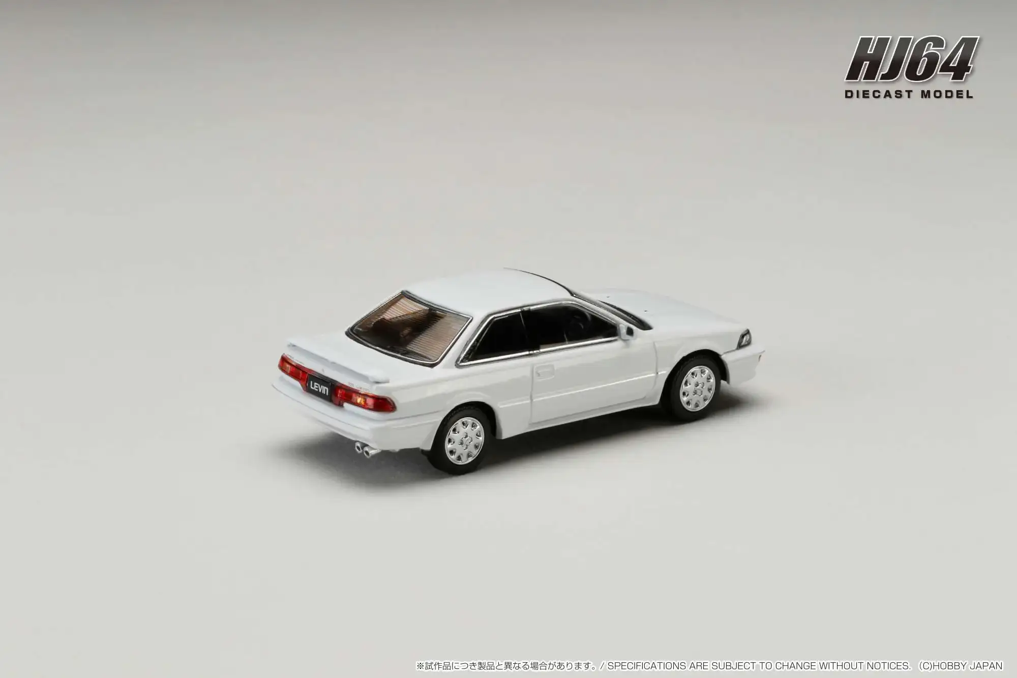 Hobby Japan 1:64 scale Toyota COROLLA LEVIN GT APEX AE92 White - Image 2