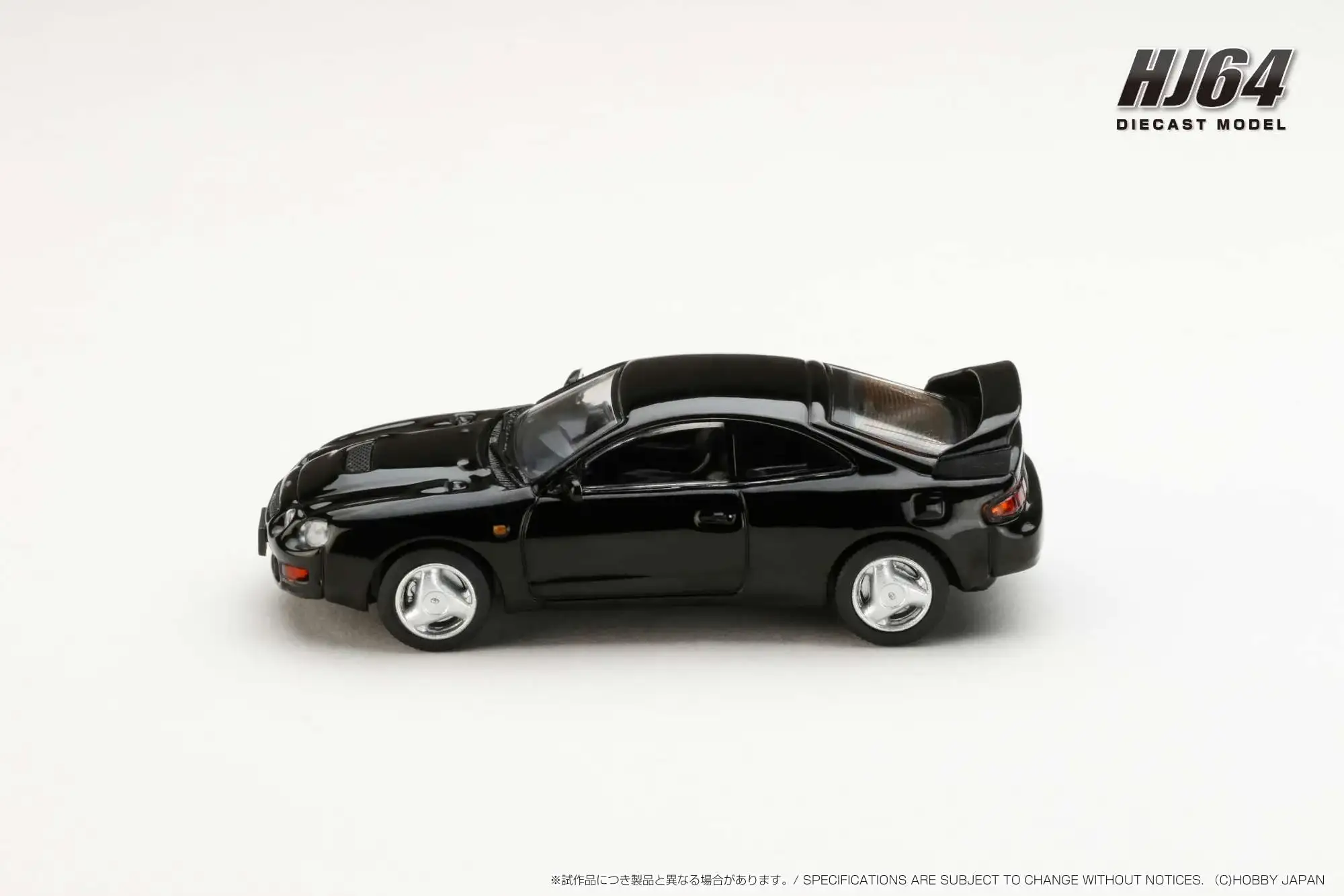 Hobby Japan 1/64 Toyota CELICA GT-FOUR WRC Edition (ST205) with Engine Display Model Black - Image 3