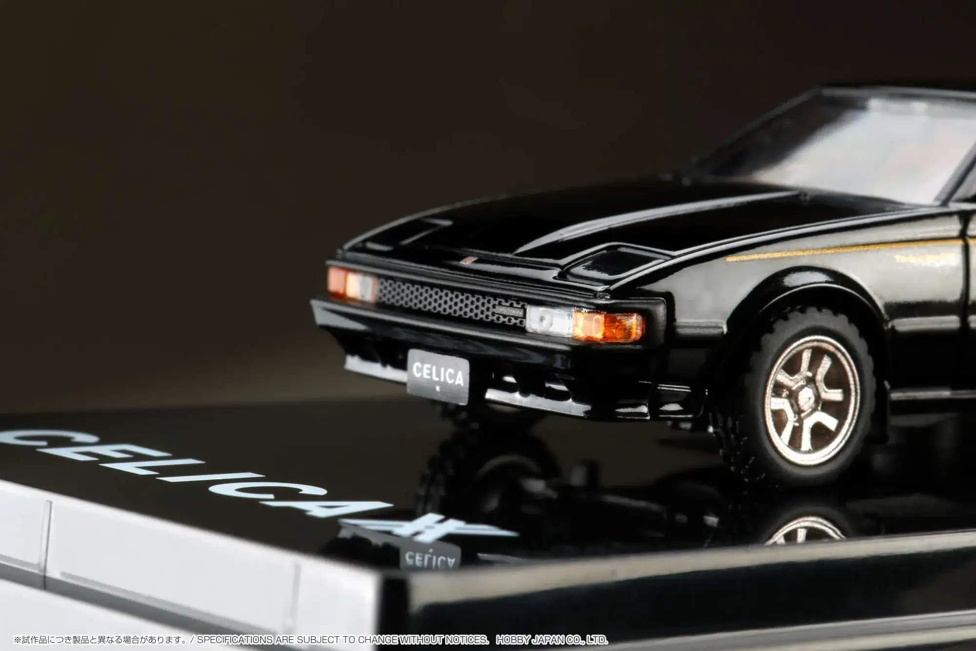 Hobby Japan 1/64 Toyota CELICA XX (A60) SUPER 2000GT TWINCAM24 1984 Black - Image 2