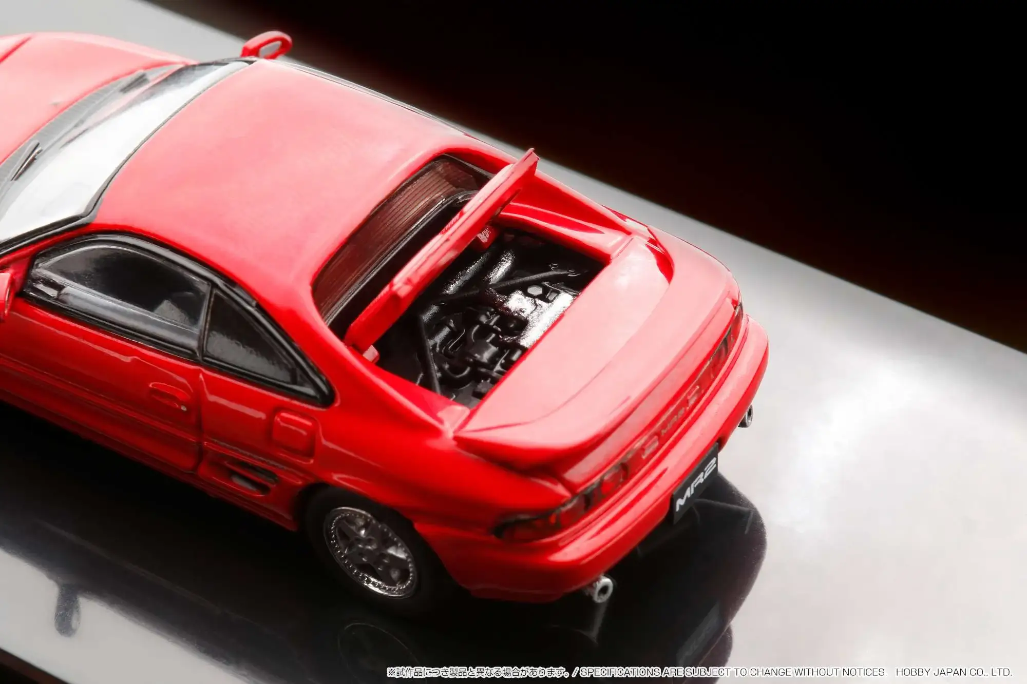 Hobby Japan 1/64 Toyota MR2 (SW20) GT-S Customized Version Red - Image 4