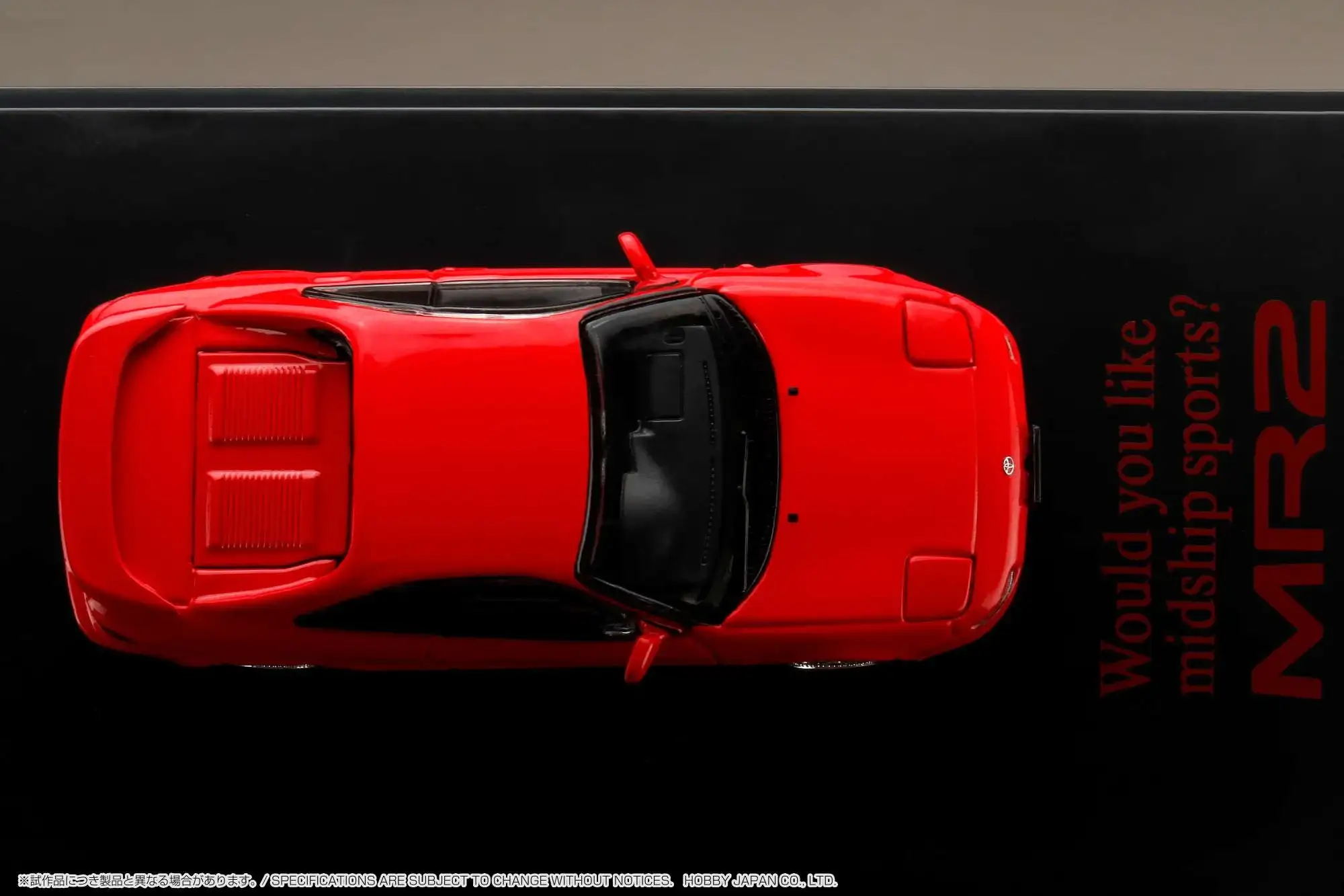 Hobby Japan 1/64 Toyota MR2 (SW20) GT-S Customized Version Red - Image 5