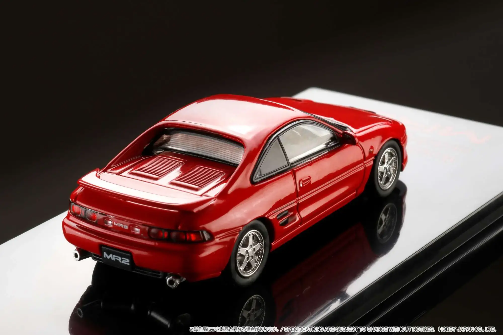 Hobby Japan 1/64 Toyota MR2 (SW20) GT-S Customized Version Red - Image 6