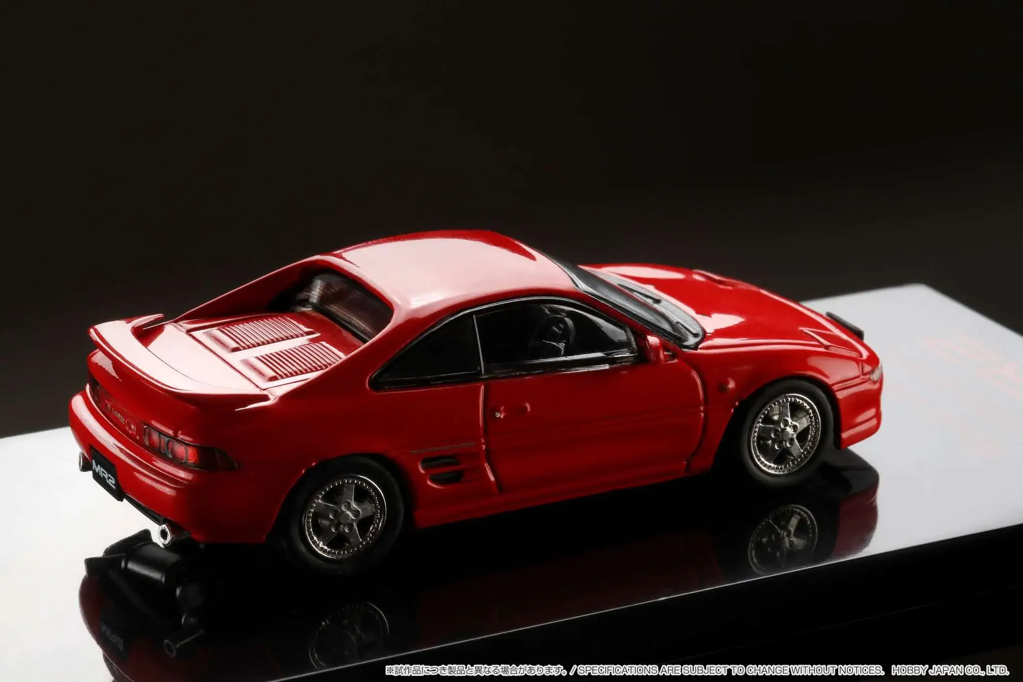 Hobby Japan 1/64 Toyota MR2 (SW20) GT-S Customized Version Red - Image 7