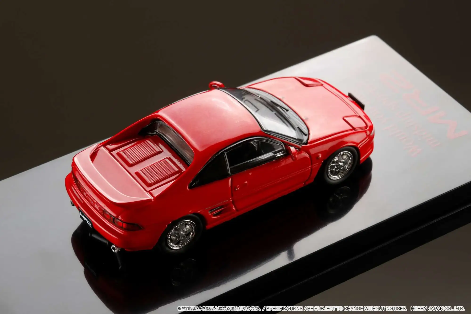 Hobby Japan 1/64 Toyota MR2 (SW20) GT-S Customized Version Red - Image 8