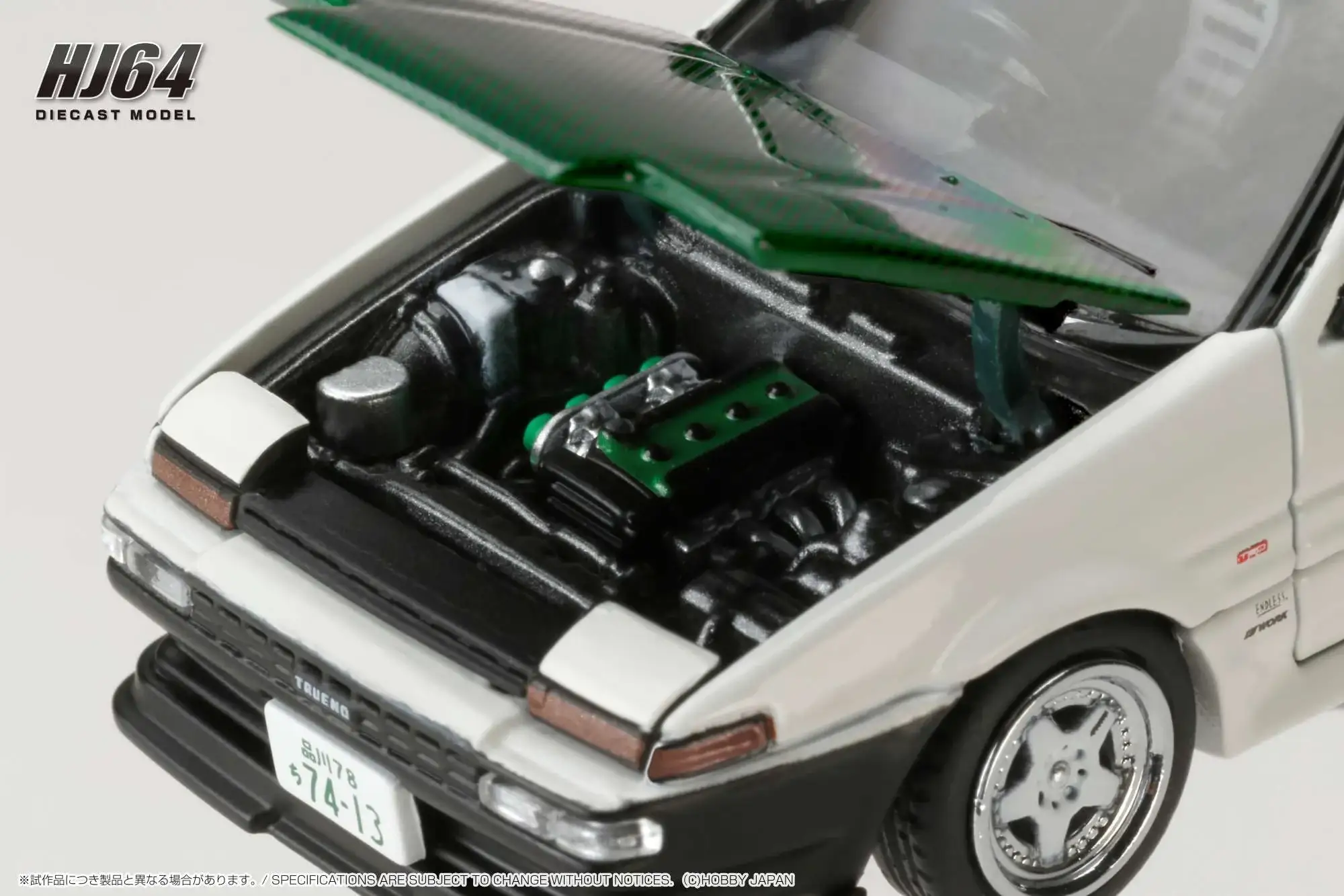 Hobby Japan 1/64 Toyota SPRINTER TRUENO (AE86) DRIFT KING Keiichi Tsuchiya 土屋圭市 - Image 6