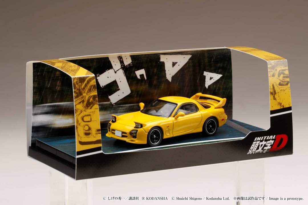 Hobby Japan 1/64 Initial D Mazda RX-7 (FD3S) Project D /Keisuke Takahashi