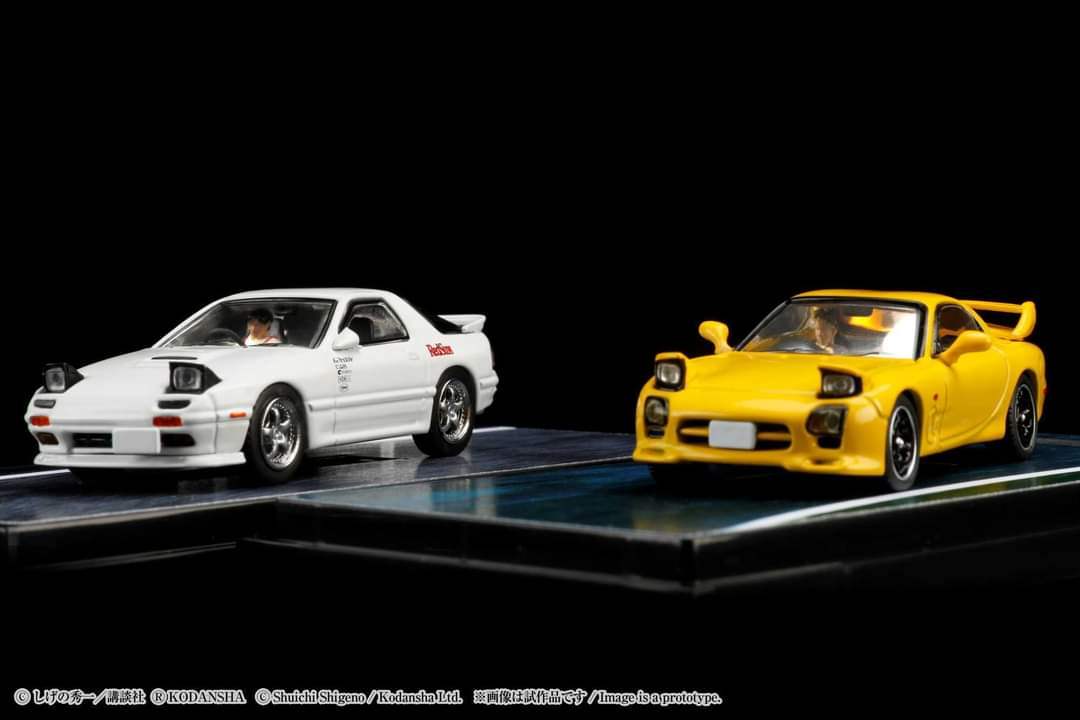 Hobby Japan 1/64 Initial D Mazda RX-7 (FD3S) Project D /Keisuke Takahashi - Image 5