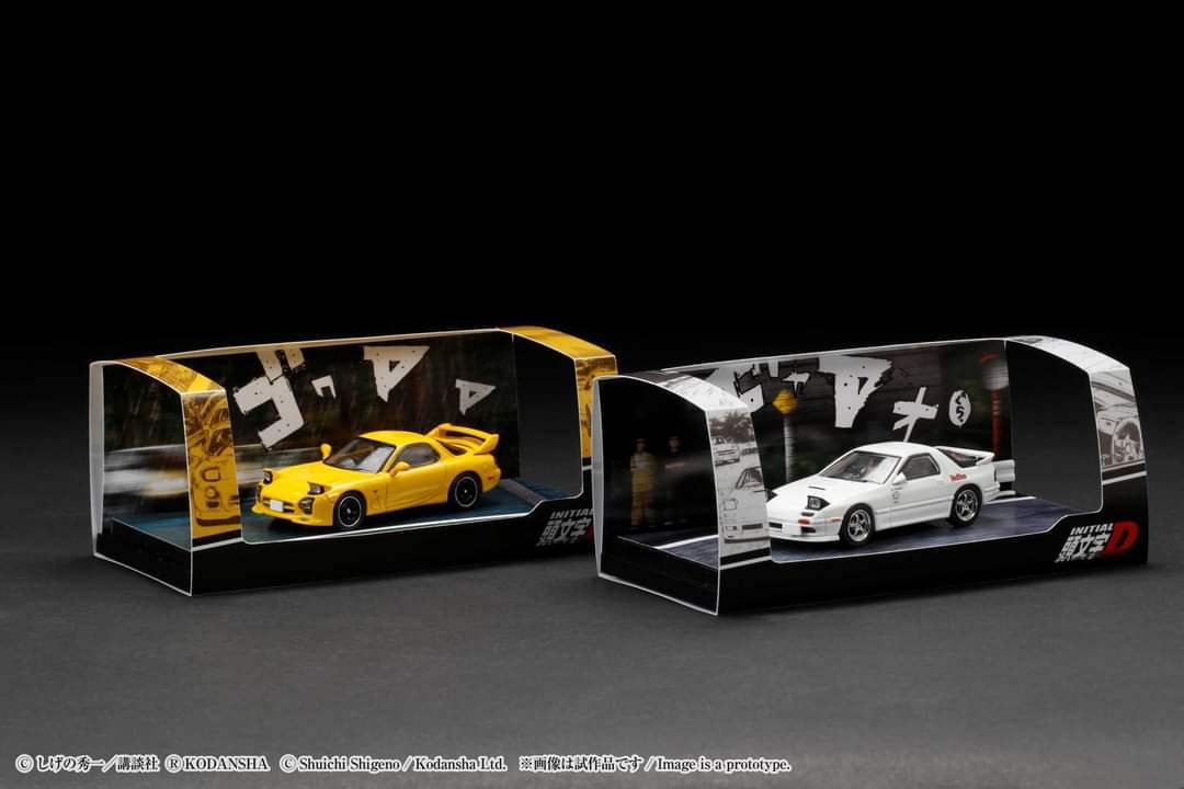 Hobby Japan 1/64 Initial D Mazda RX-7 (FD3S) Project D /Keisuke Takahashi - Image 6