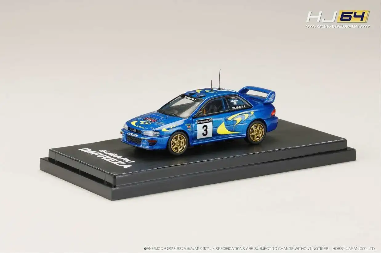 Hobby Japan x Ignition Model 1/64 SUBARU IMPREZA WRC 1997 #3 (RAC RALLY)