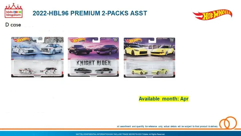 Hot Wheels 2 Pack Set 2022 D case - Image 2
