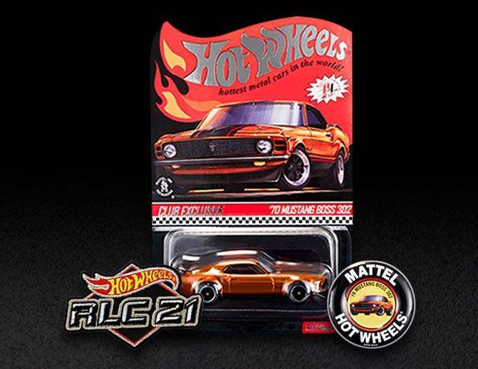 Hot Wheels 2021 RLC Exclusive 1970 MUSTANG BOSS 302