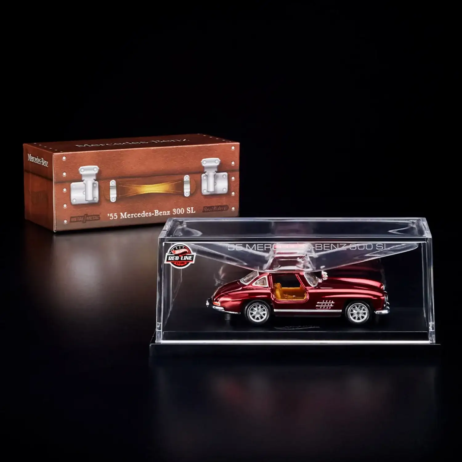 Hot Wheels 2023 RLC™ 1955 Mercedes-Benz 300 SL - "Oxblood"