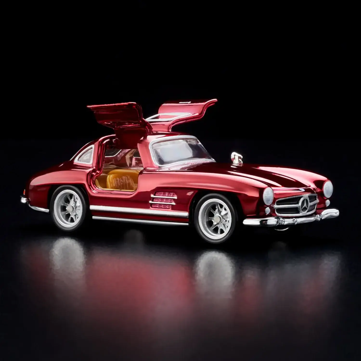 Hot Wheels 2023 RLC™ 1955 Mercedes-Benz 300 SL - "Oxblood" - Image 6