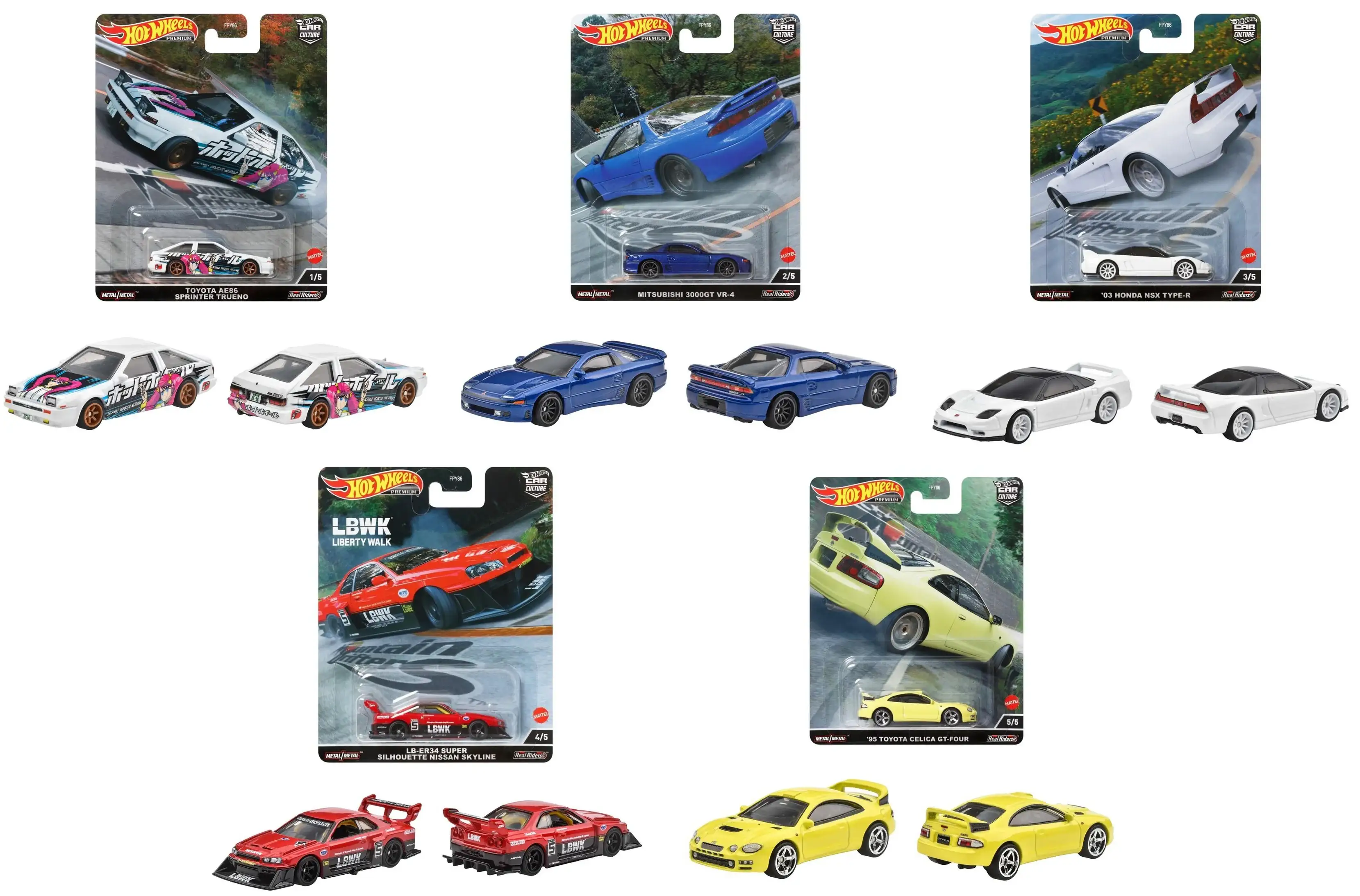 Hot Wheels Car Culture FPY86-954L Mountain Drifters - Image 8