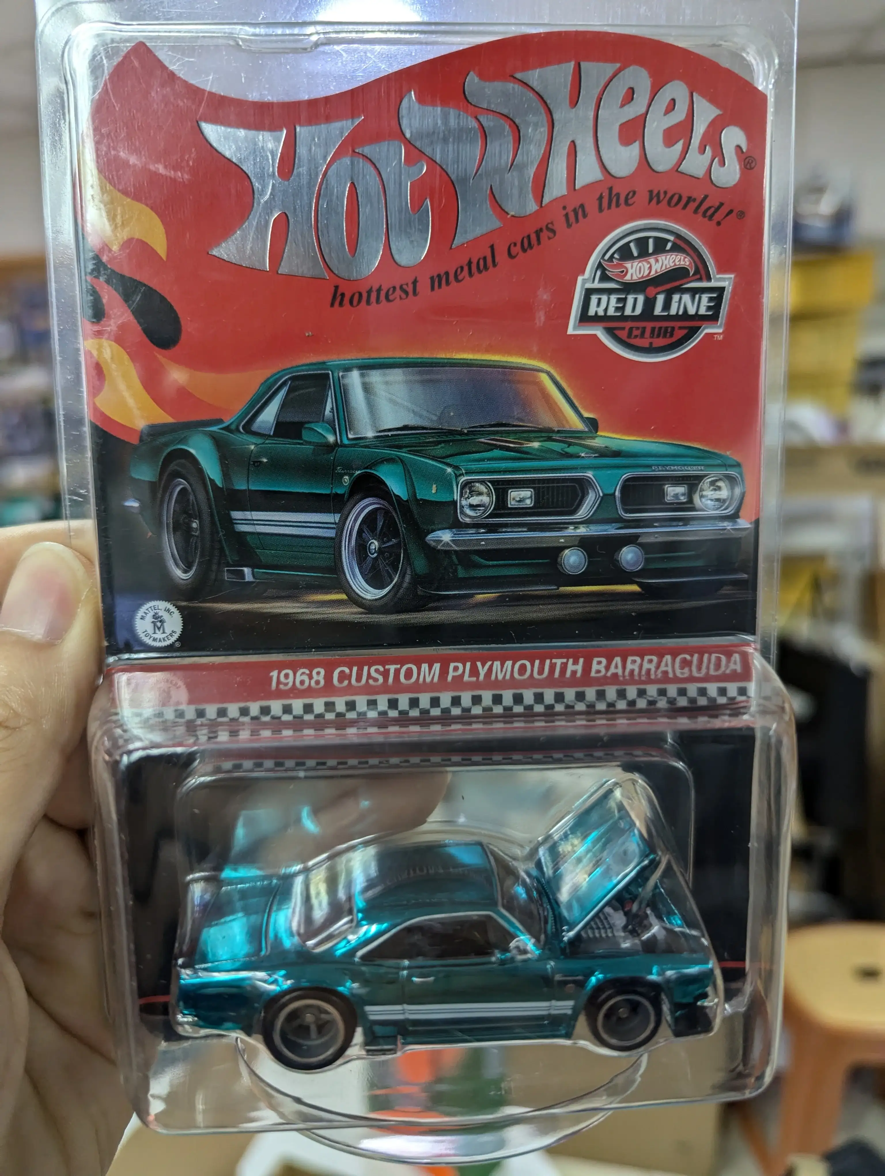 Hot Wheels Collector RLC Exclusive 1968 Custom Plymouth Barracuda - Image 2